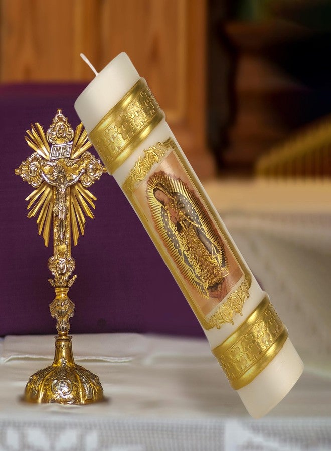 TALPGOD Religious Candles Catholic,Prayer Candles for Church Baptism First Communion Wedding Mexican Gift,Cirios Religiosos Catolicos,Vela De Bautizo,Cirio Pascual Catolico 2025 - Image 3